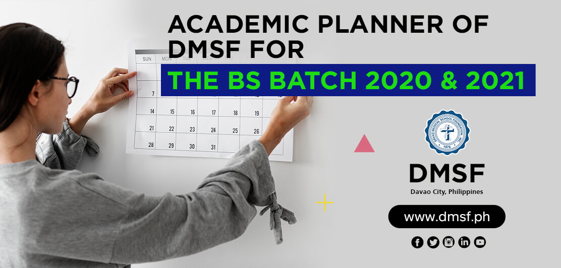 Academic Planner of DMSF for the BS Batch 2020 & 2021.