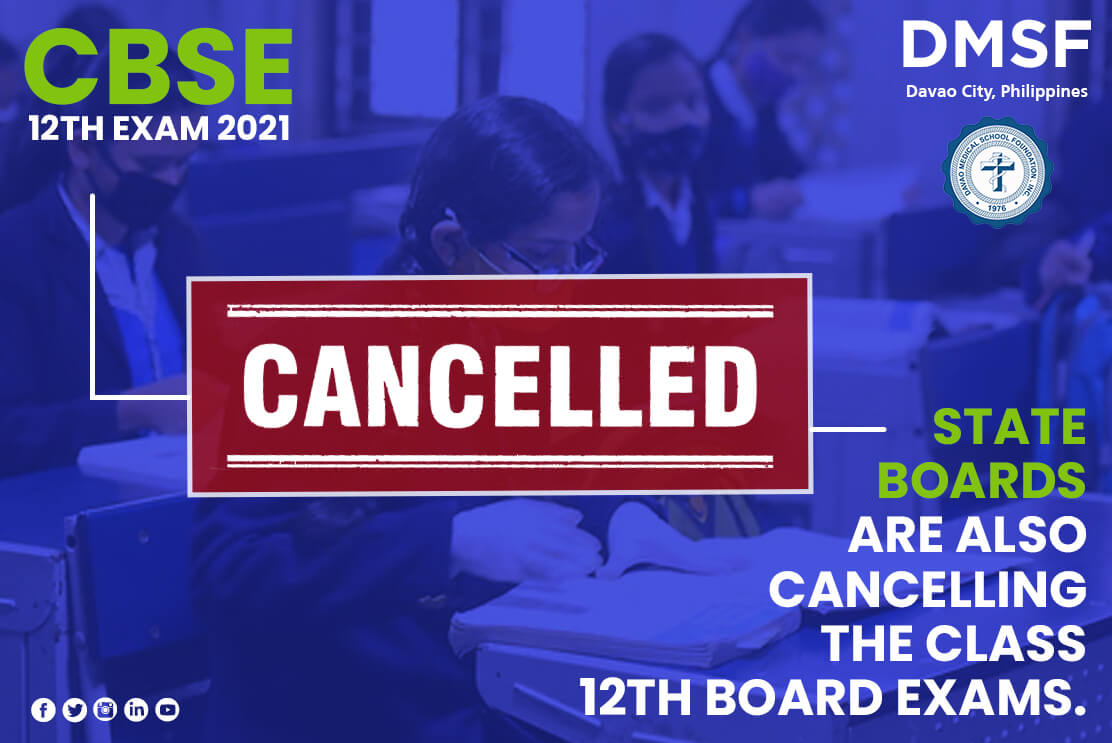 CBSE 12th Exam 2021 cancelled: State Boards are also cancelling the class 12 board exams.