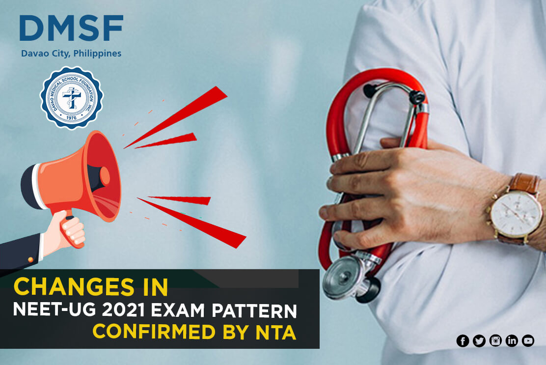 Changes in NEET-UG 2021 exam pattern confirmed by NTA