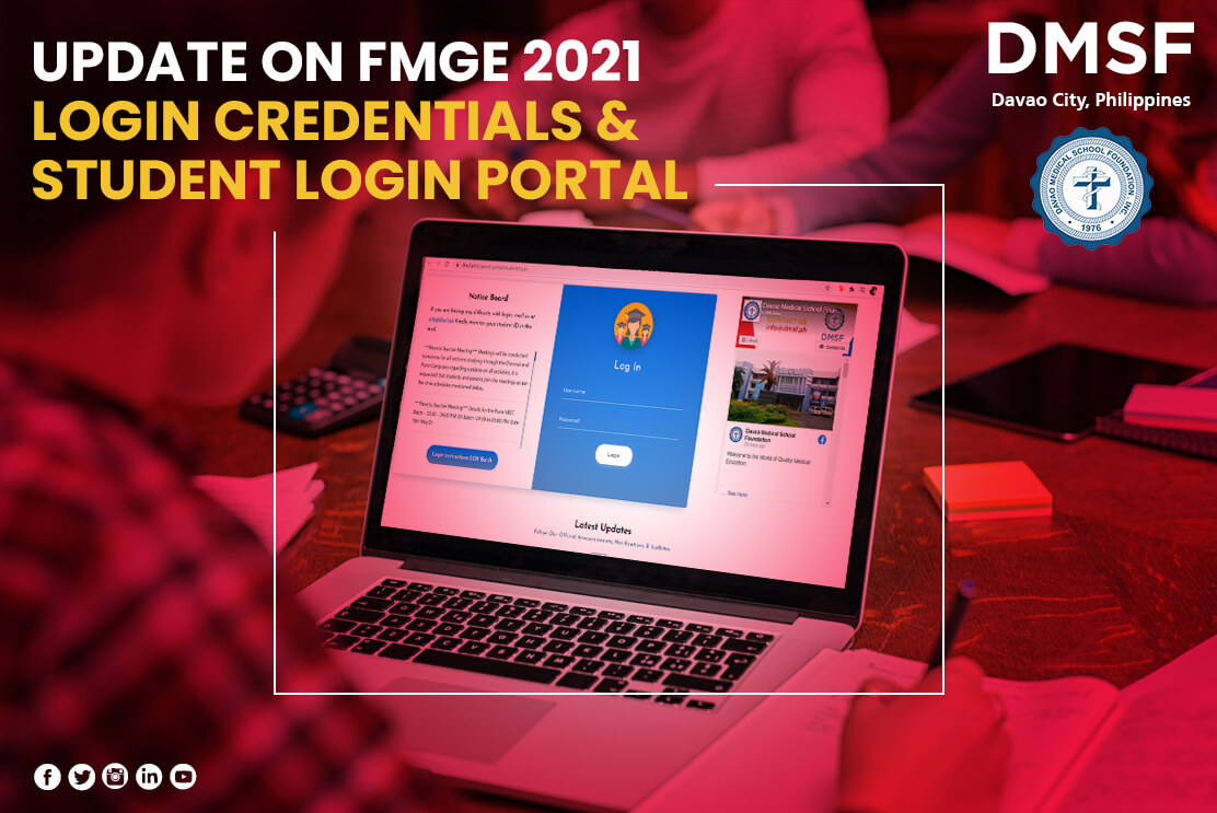 Update on FMGE 2021 login credentials and student login portal