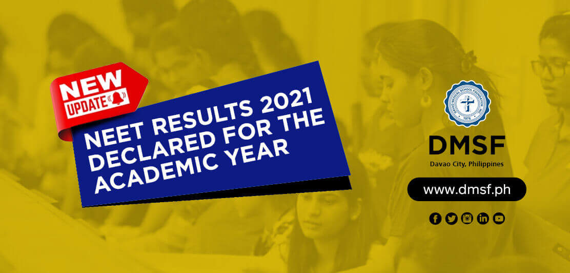 NEET Results 2021 Results declared for the academic year