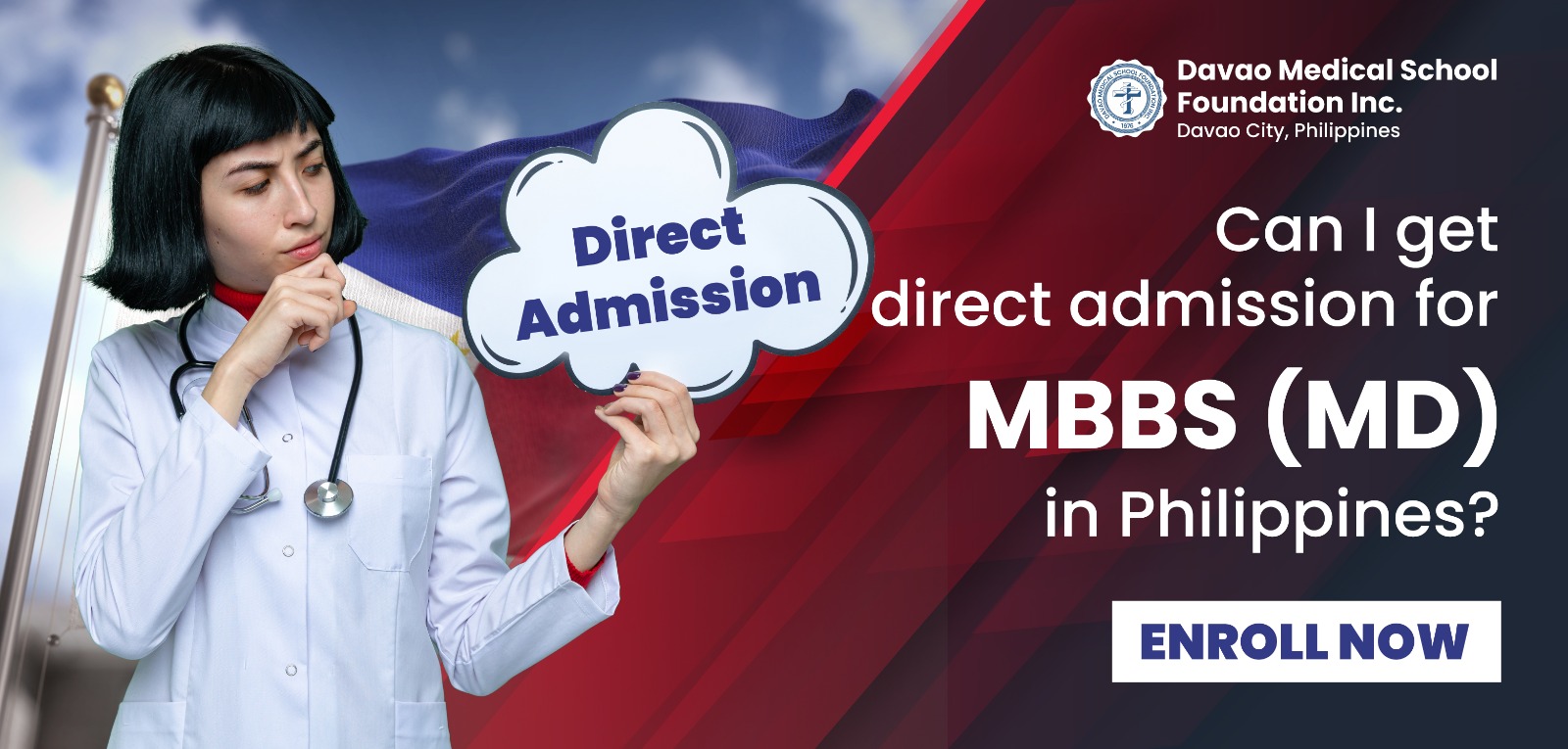 Can I get direct admission for MBBS in Philippines? 