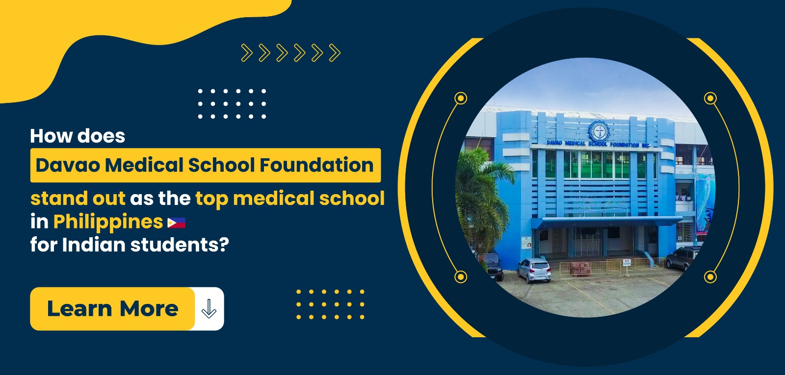 How does Davao Medical School Foundation stand out as the top medical school in Philippines for Indian students?